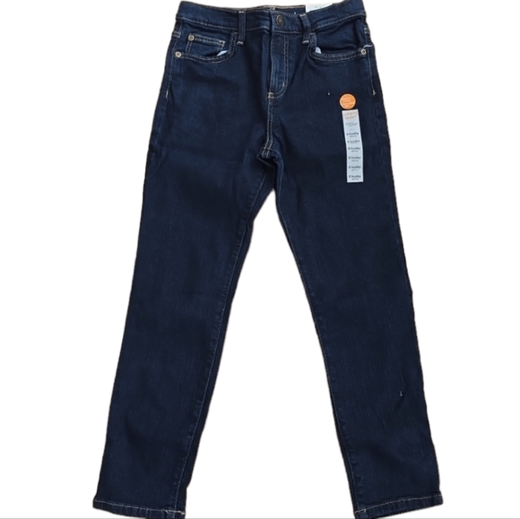 Jean Skinny Foncé The Children's Place – Taille 6X/7 – Bleu Foncé – Coton (occasion)